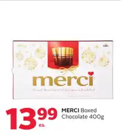 Rexall MERCI Boxed Chocolate offer