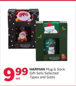 Rexall HARMAN Mug & Sock Gift Sets offer