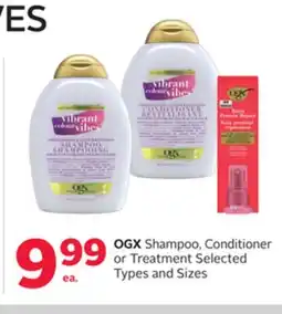 Rexall OGX Shampoo, Conditioner or Treatment offer