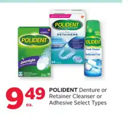 Rexall POLIDENT Denture or Retainer Cleanser or Adhesive offer