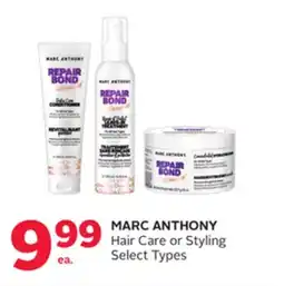 Rexall MARC ANTHONY Hair Care or Styling offer