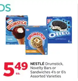 Rexall NESTLÉ Drumstick, Novelty Bars or Sandwiches offer