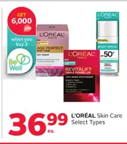Rexall L'ORÉAL Skin Care offer