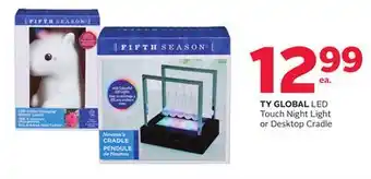 Rexall TY GLOBAL LED Touch Night Light or Desktop Cradle offer