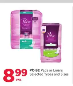 Rexall POISE Pads or Liners offer