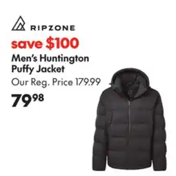 Sport Chek RIPZONE MEN'S HUNTINGTON PUFFY JACKET offer