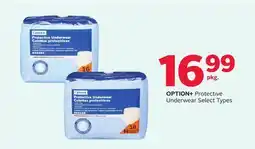 Rexall OPTION+ Protective Underwear offer