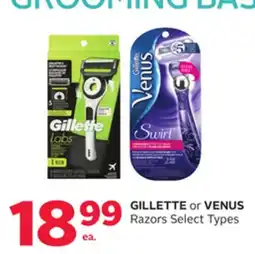 Rexall GILLETTE or VENUS Razors offer
