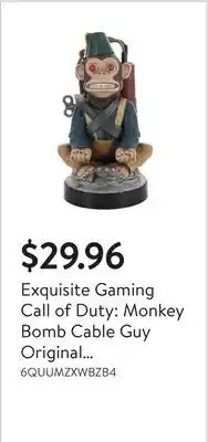 Walmart Exquisite Gaming Call of Duty: Monkey Bomb Cable Guy Original Controller and Phone Holder offer