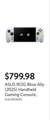 Walmart ASUS ROG Xbox Ally (2025) Handheld Gaming Console offer