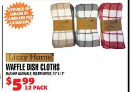 Len's Mill Stores LIZZY HOME WAFFLE DISH CLOTHS offer