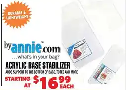 Len's Mill Stores ACRYLIC BASE STABILIZER offer
