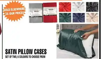 Len's Mill Stores SATIN PILLOW CASES offer