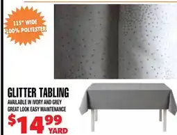 Len's Mill Stores GLITTER TABLING offer