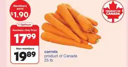 Wholesale Club Carrots offer
