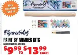 Len's Mill Stores Figured Art PAINT BY NUMBER KITS offer