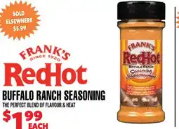 Len's Mill Stores FRANK'S RedHot BUFFALO RANCH SEASONING offer