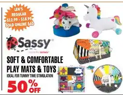 Len's Mill Stores SOFT & COMFORTABLE PLAY MATS & TOYS offer