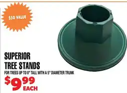 Len's Mill Stores SUPERIOR TREE STANDS offer