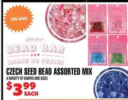 Len's Mill Stores CZECH SEED BEAD ASSORTED MIX offer