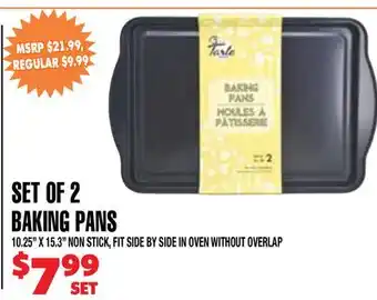 Len's Mill Stores SET OF 2 BAKING PANS offer