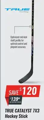 Hockey Life TRUE CATALYST 7X3 HOCKEY STICK offer