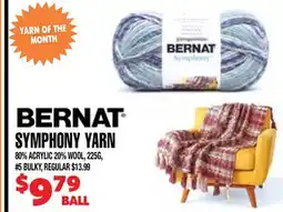 Len's Mill Stores BERNAT SYMPHONY YARN offer