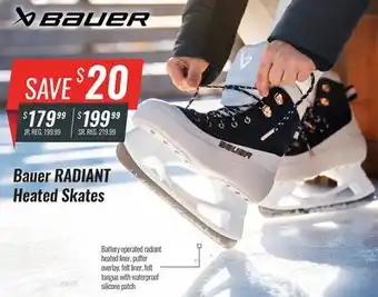 Hockey Life BAUER RADIANT HEATED SKATES offer