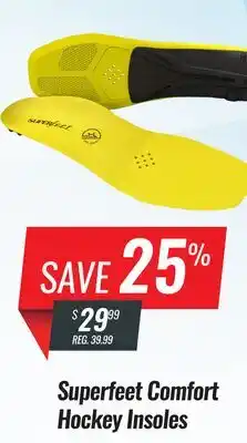 Hockey Life SUPERFEET COMFORT HOCKEY INSOLES offer