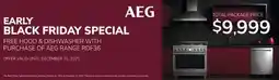 Goemans Appliances AEG HOOD & DISHWASHER offer
