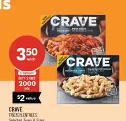 Shoppers Drug Mart CRAVE FROZEN ENTREES offer