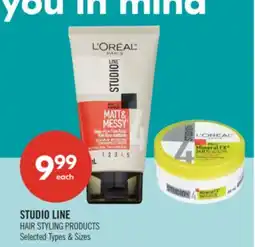Shoppers Drug Mart STUDIO LINE HAIR STYLING PRODUCTS offer