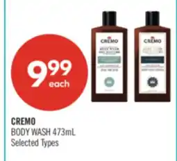 Shoppers Drug Mart CREMO BODY WASH offer