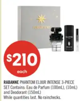 Shoppers Drug Mart RABANNE PHANTOM ELIXIR INTENSE 3-PIECE offer