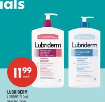 Shoppers Drug Mart LUBRIDERM LOTIONS offer