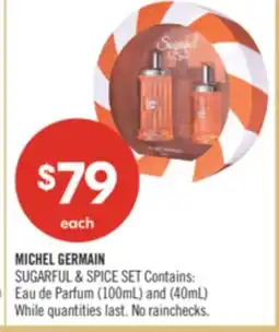 Shoppers Drug Mart MICHEL GERMAIN SUGARFUL & SPICE SET offer