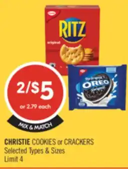 Shoppers Drug Mart CHRISTIE COOKIES or CRACKERS offer