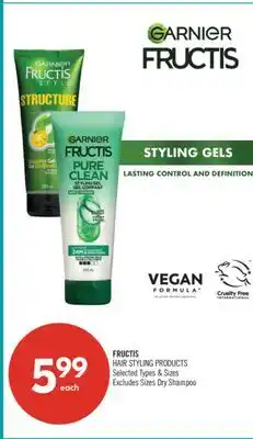 Shoppers Drug Mart FRUCTIS HAIR STYLING PRODUCTS offer