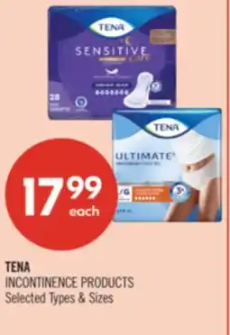 Shoppers Drug Mart TENA INCONTINENCE PRODUCTS offer