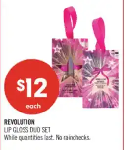 Shoppers Drug Mart REVOLUTION LIP GLOSS DUO SET offer