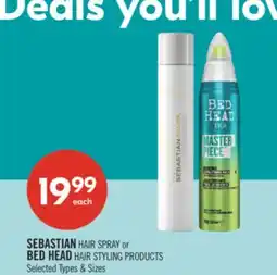 Shoppers Drug Mart SEBASTIAN HAIR SPRAY or BED HEAD HAIR STYLING PRODUCTS offer