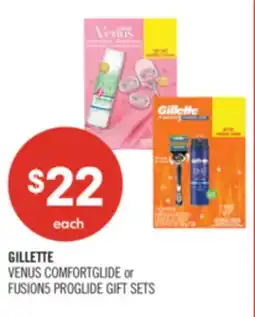 Shoppers Drug Mart GILLETTE VENUS COMFORTGLIDE or FUSION5 PROGLIDE GIFT SETS offer