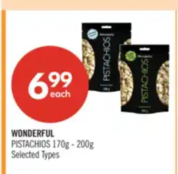 Shoppers Drug Mart WONDERFUL PISTACHIOS 170g - 200g offer