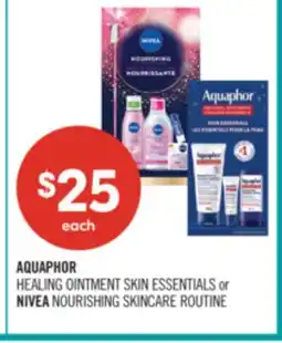 Shoppers Drug Mart AQUAPHOR HEALING OINTMENT SKIN ESSENTIALS or NIVEA NOURISHING SKINCARE ROUTINE offer