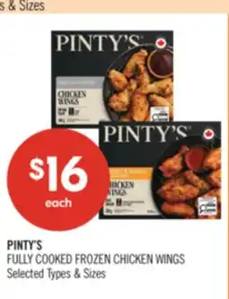 Shoppers Drug Mart PINTY'S FULLY COOKED FROZEN CHICKEN WINGS offer