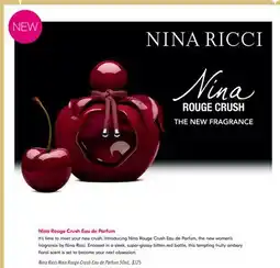 Shoppers Drug Mart Nina Ricci Nina Rouge Crush Eau de Parfum offer