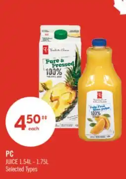 Shoppers Drug Mart PC JUICE offer