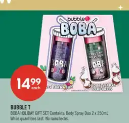 Shoppers Drug Mart BUBBLE T BOBA HOLIDAY GIFT SET offer
