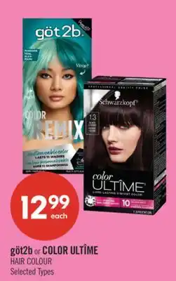 Shoppers Drug Mart göt2b or COLOR ULTÎME HAIR COLOUR offer