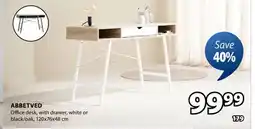 JYSK ABBETVED Office desk offer